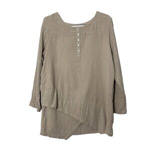Soft Surroundings Linen Gauze Tunic
